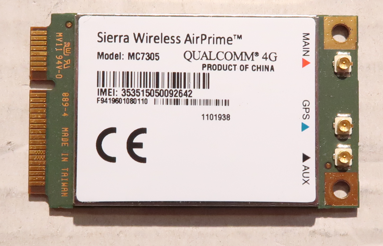 Karta sieciowa WiFi mPCIe Sierra Wireless AirPrime MC7305 LTE GPS 4G