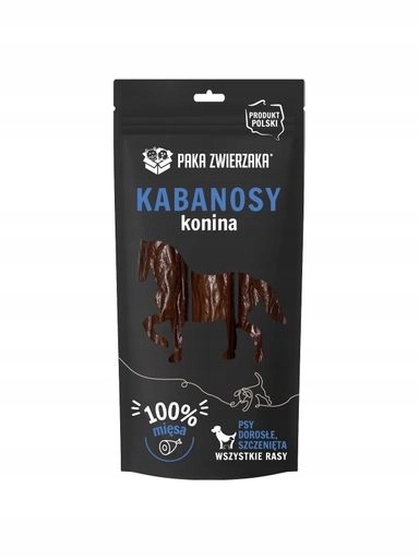 4x Paka Zwierzaka Kabanosy Konina 3ks