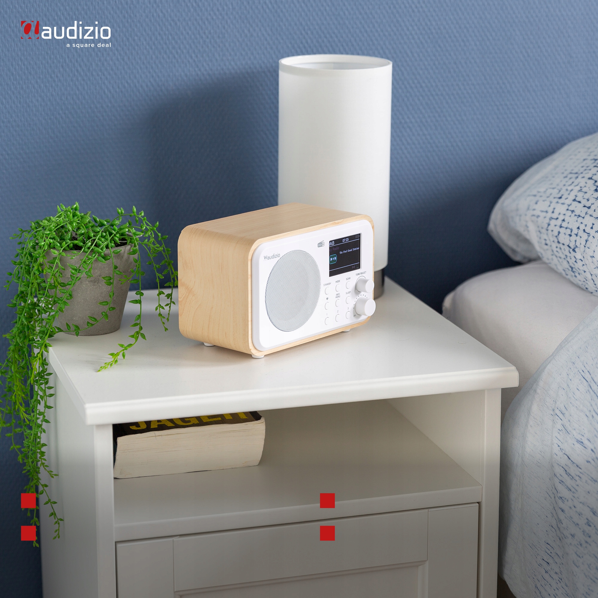 Radio internetowe Vicenza WIFI DAB+ FM akumulator białe Stan opakowania oryginalne