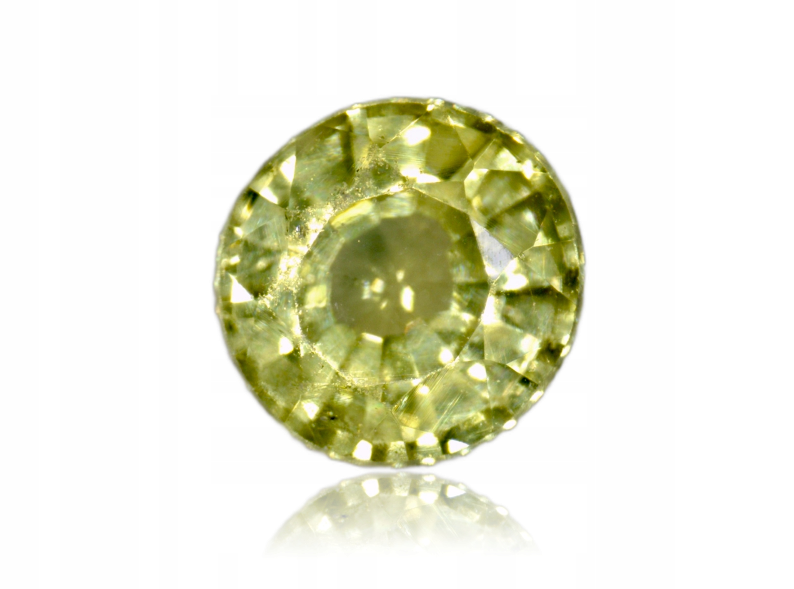 Safír 0.15ct Žlutý Kulatý eCertifikát Wbd