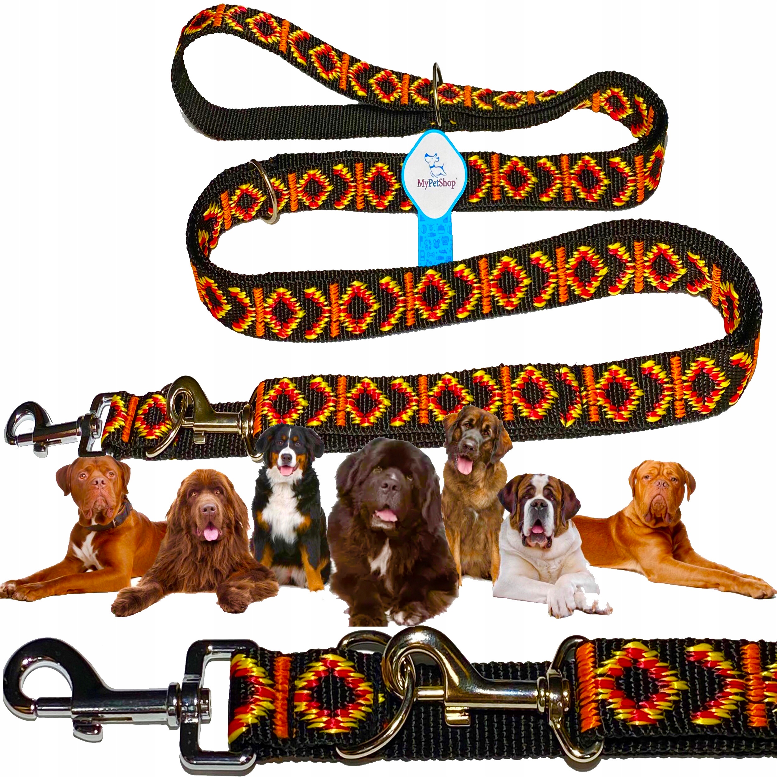 

Smycz dla Psa Treningowa. Mocna Przepinana Indian.