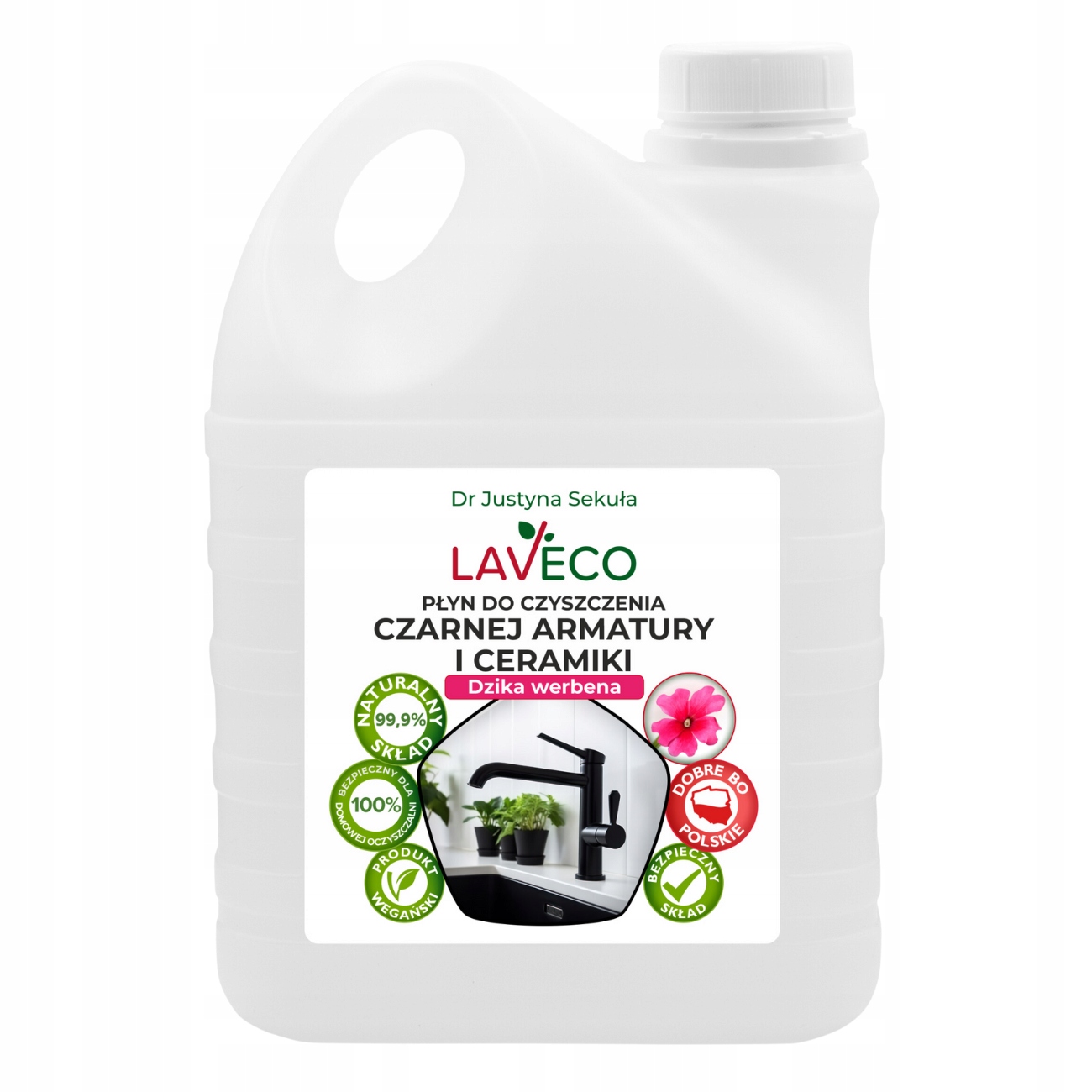 Levně Čistič černých armatur a keramiky – divoká verbena – 2 l