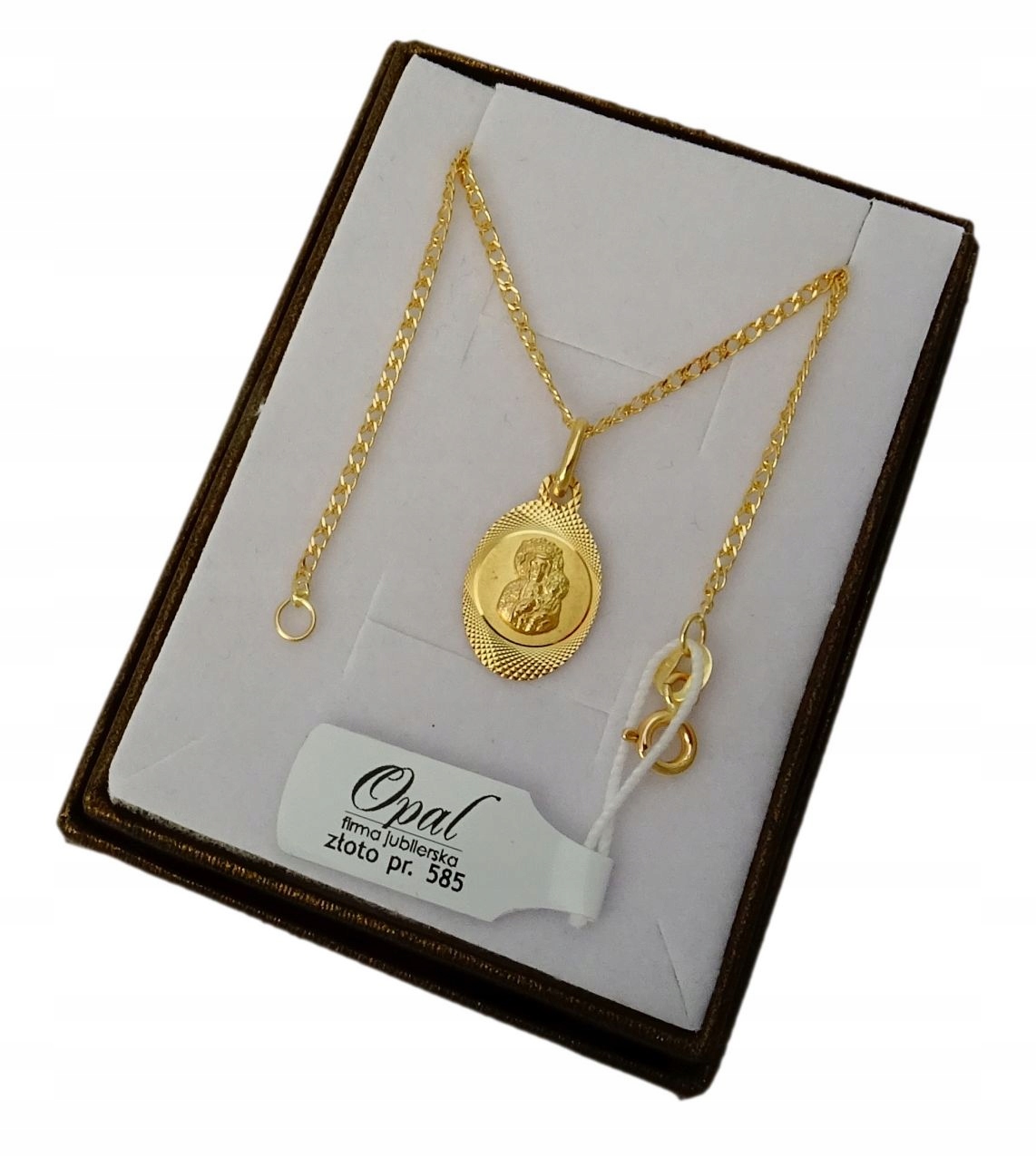 

Łańcuszek Złoty Medalik Pr. 585 Komunia , Chrzest