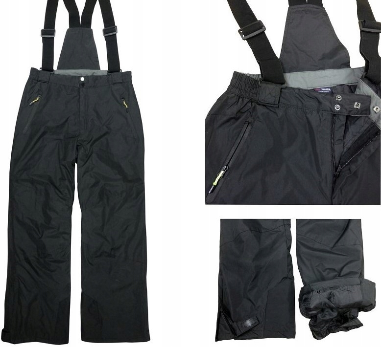 Spodnie Męskie Narty Snowboard Mocne Ciepłe Rozmiary