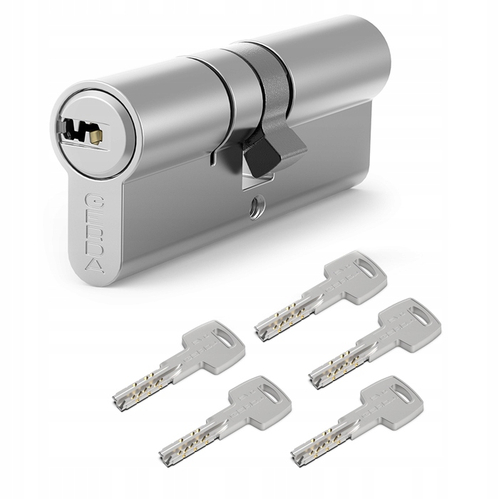 Dveřní Vložka Se Zámkem Gerda Evo Nikl 30/40