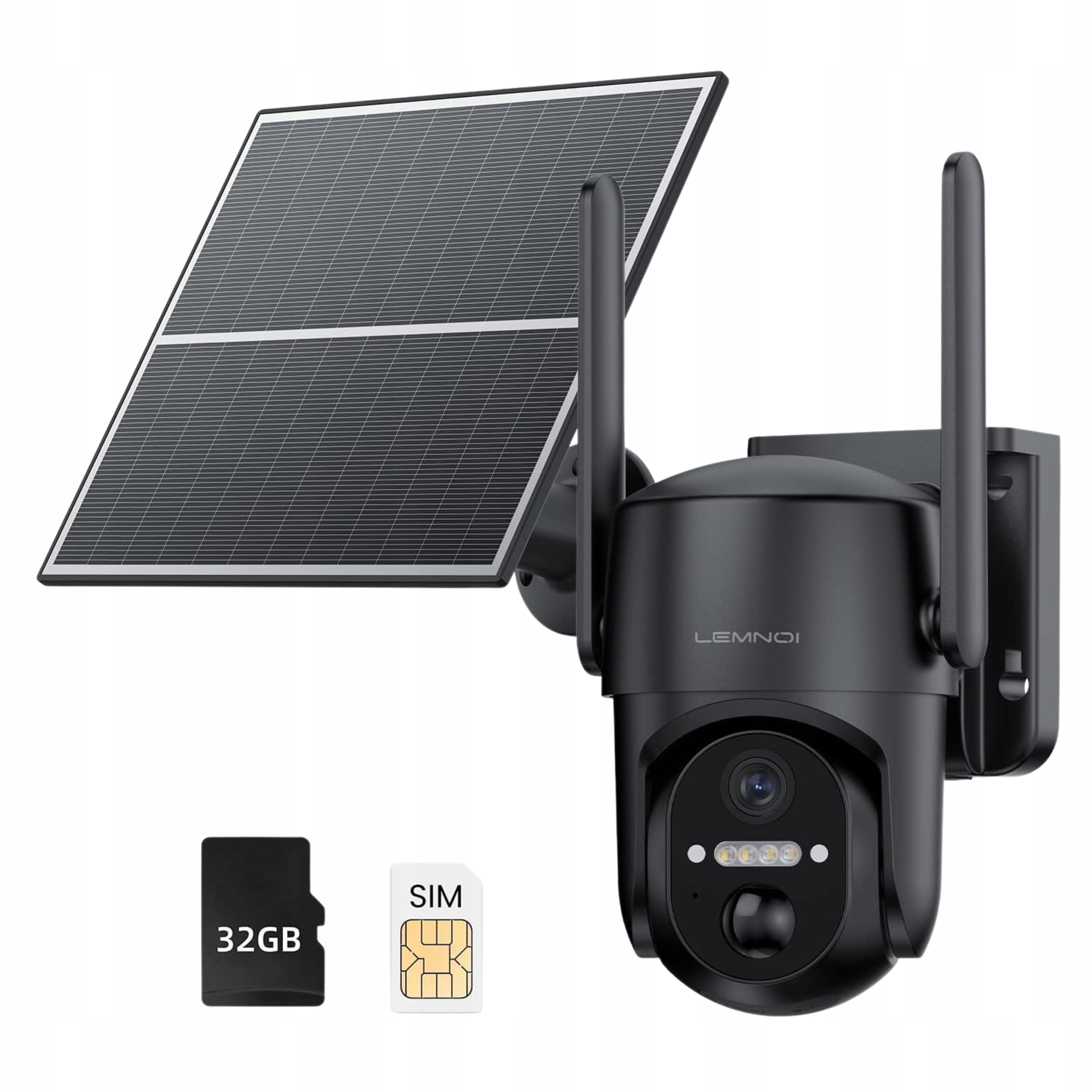 Bezdrátová otočná kamera 360 4G Lte Pir Ai Detekce nočního vidění 2K XL