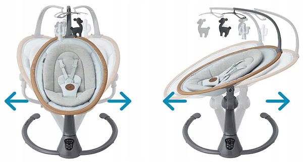Maxi Cosi huśtawka Cassia Essential Graphite Kolor Odcienie brązu i beżu Odcienie szarości i srebra