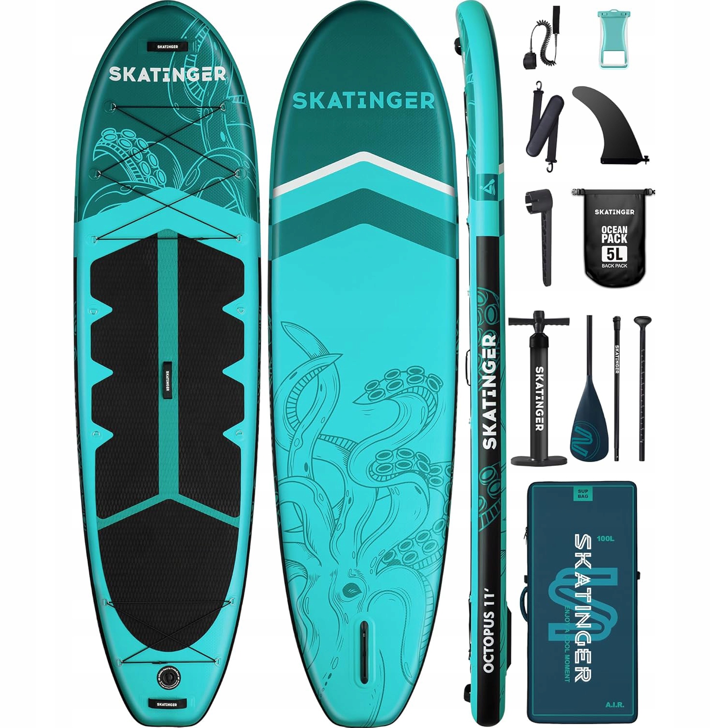 Deska Sup Skatinger Octopus 335x86x15 cm (11') allround
