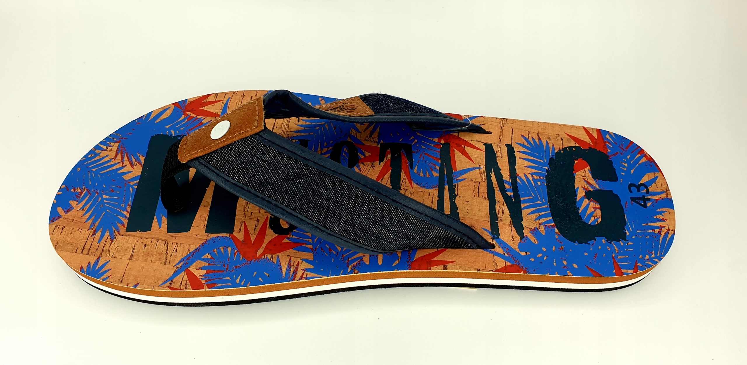 Japonki Klapki Męskie Mustang R. 46 Nowe Oryginał Model 822848