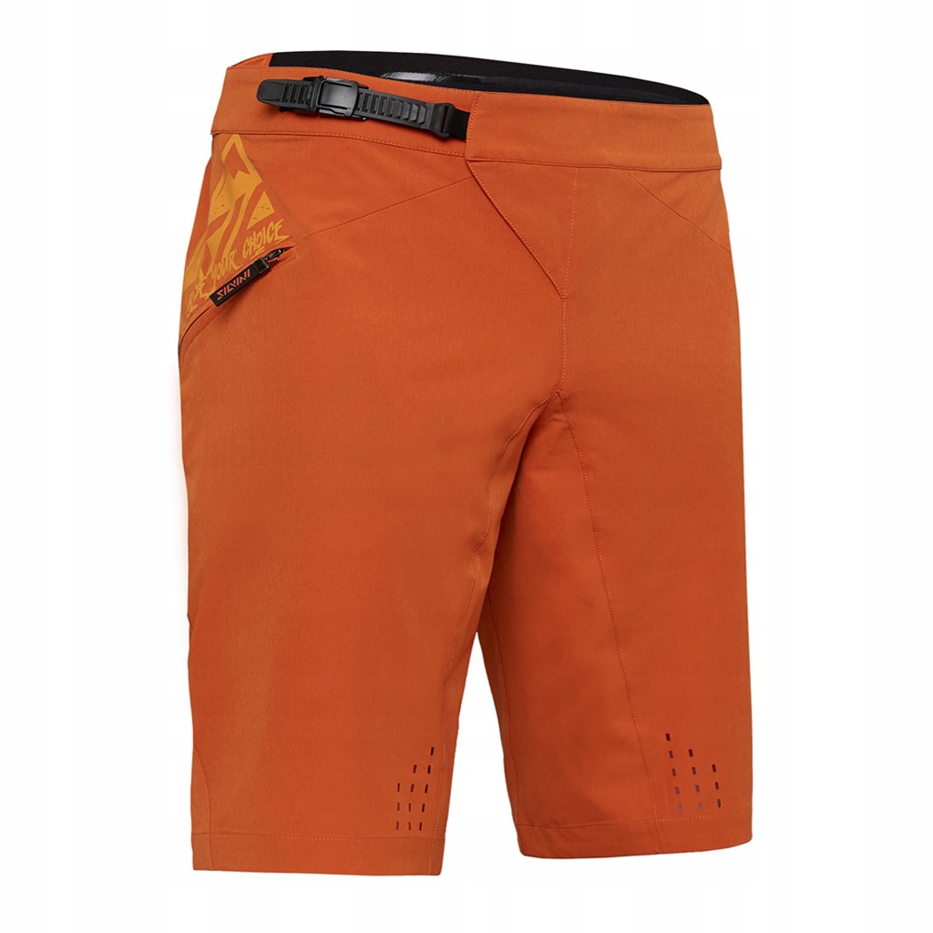 Kraťasy cyklistické kraťasy Silvini Fabriano Men Oranžové, velikost L