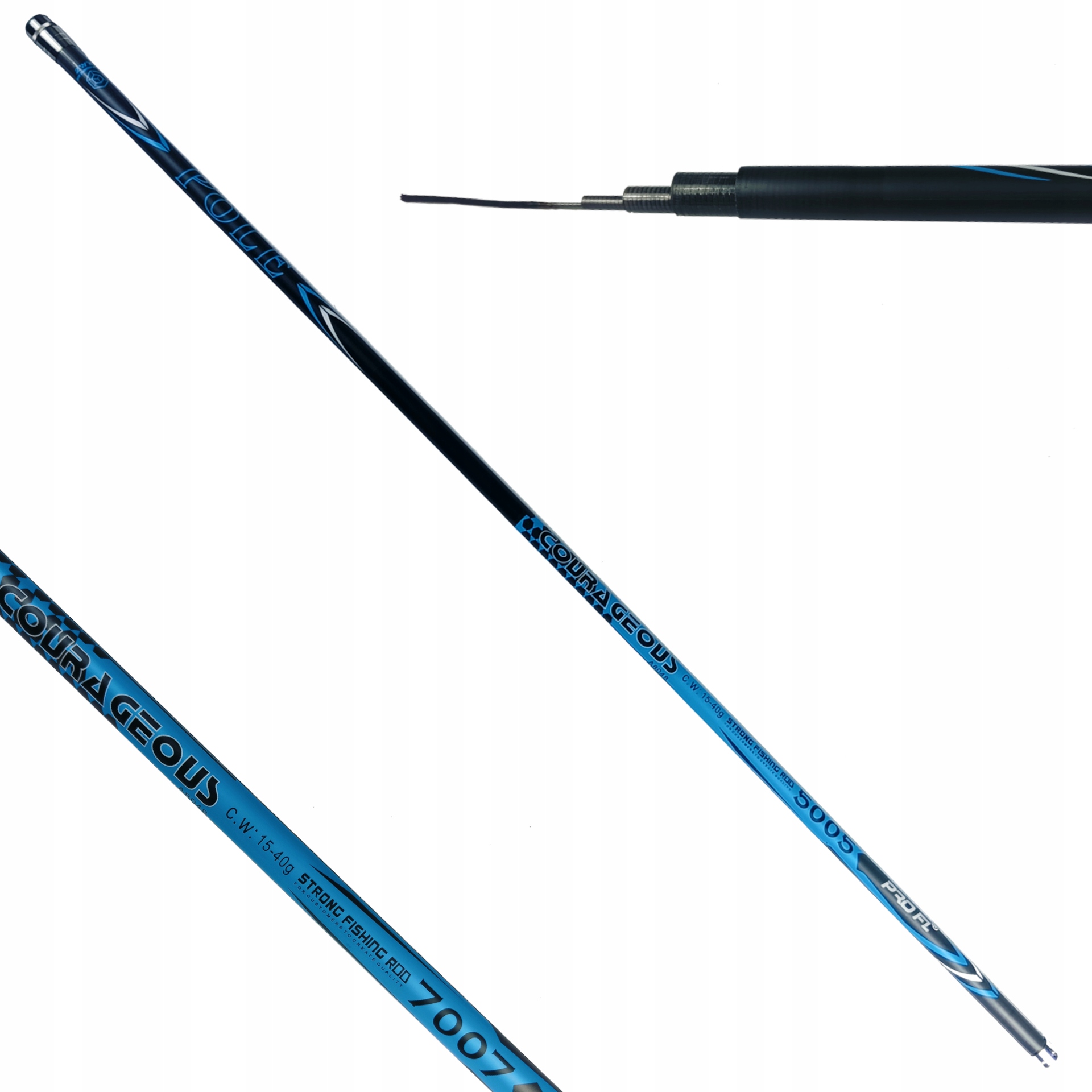 Bat Wędka Fl Courageous 700 30g Carbon 7m Spławik