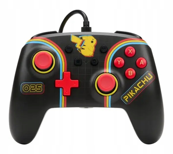 Gamepad PowerA Enhanced Pikachu Arcade do Nintendo
