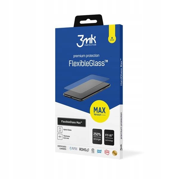 Szkło Hybrydowe 3MK FlexibleGlass Max do iPhone 14 Pro 6,1" czarne