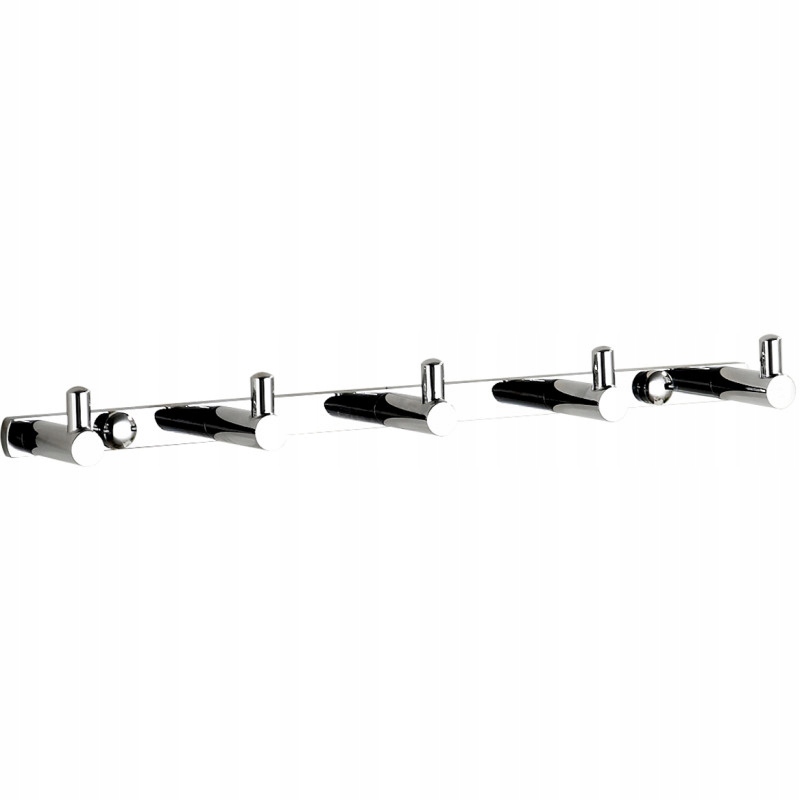 Mexen háček na ručník s pěti úchyty, Chromovaná