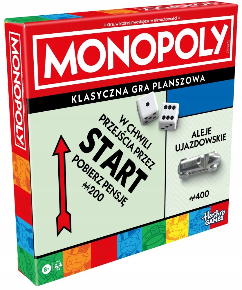 Hasbro Monopoly Classic Pl Nowa wersja