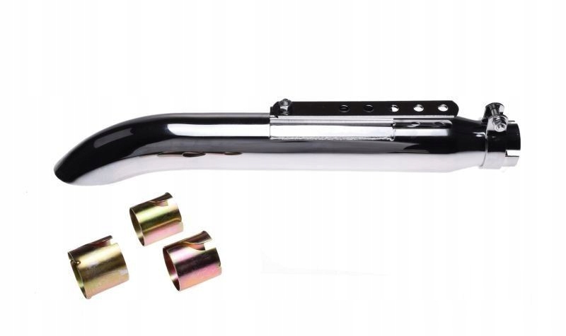 MOTRIX-8628 - ГЛУШИТЕЛЬ ХРОМИРОВАННАЯ ТРУБА ЧОППЕР СУЗУКИ КАВАСАКИ