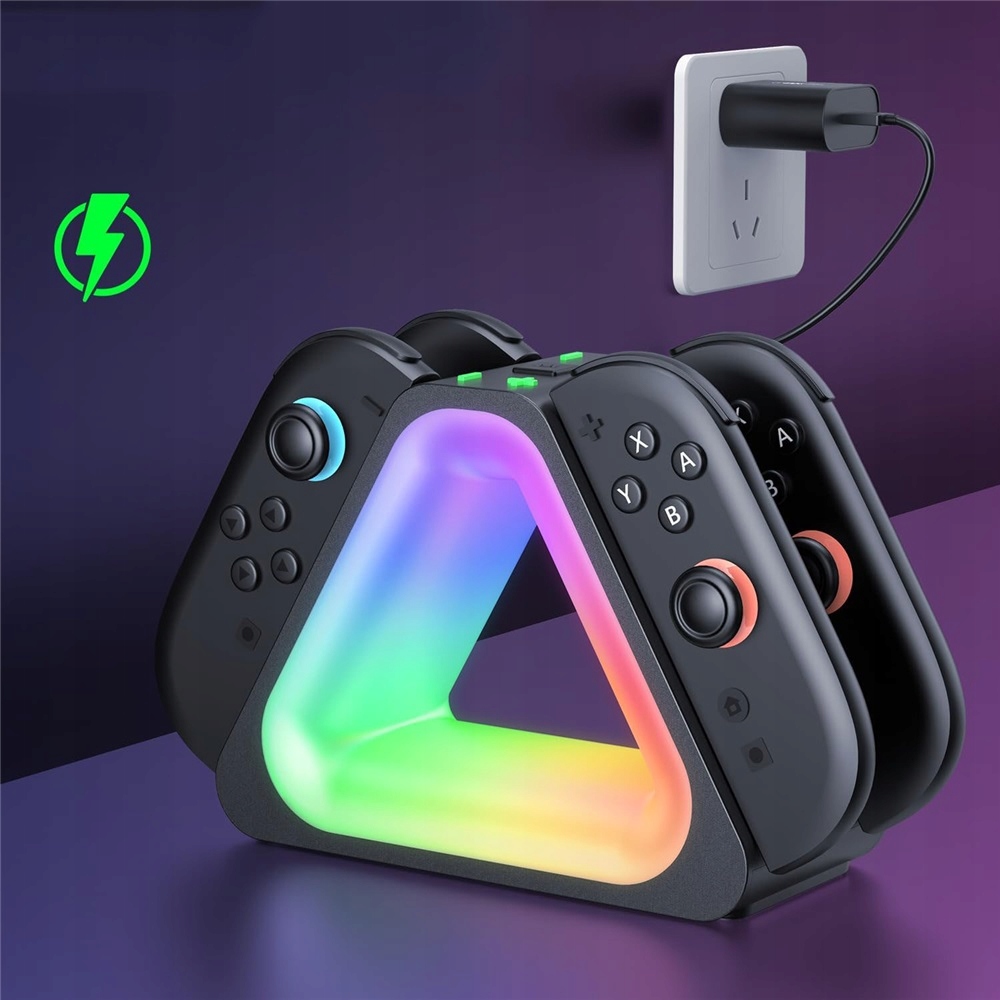 Stacja dokująca RGB 4w1 kontrolery LED ładowanie szybkie