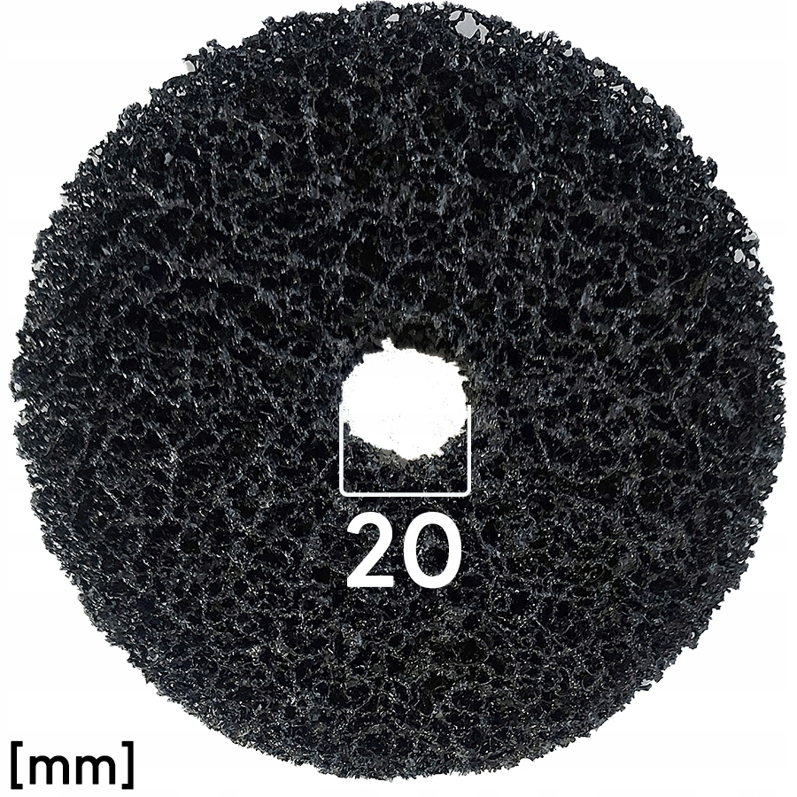 DYSK KRĄŻEK DO USUWANIA RDZY WŁOSY MURZYNA 125 mm EAN (GTIN) 53134375304219