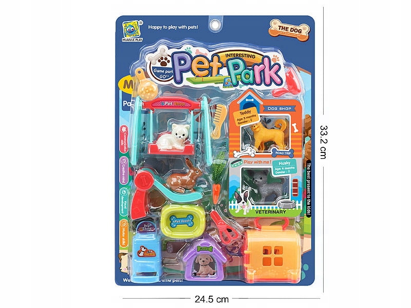 

Pieski Kotki Z Akcesoriami Pet Figurki Hotel Domek