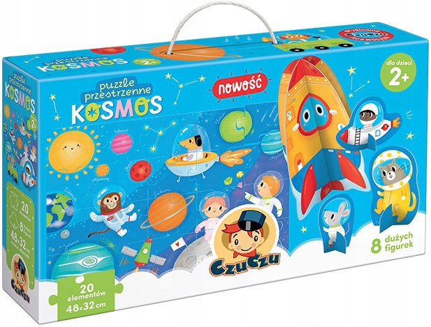 

Kosmos tekturowe puzzle przestrzenne 20 el.CZUCZU