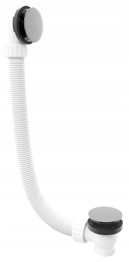 Odtokový set, klik-klak, dĺžka 1200 mm, zátka 72 mm, chróm