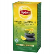 Levně Čaj Classic Green Tea Citrus Lipton 25x1,3 g