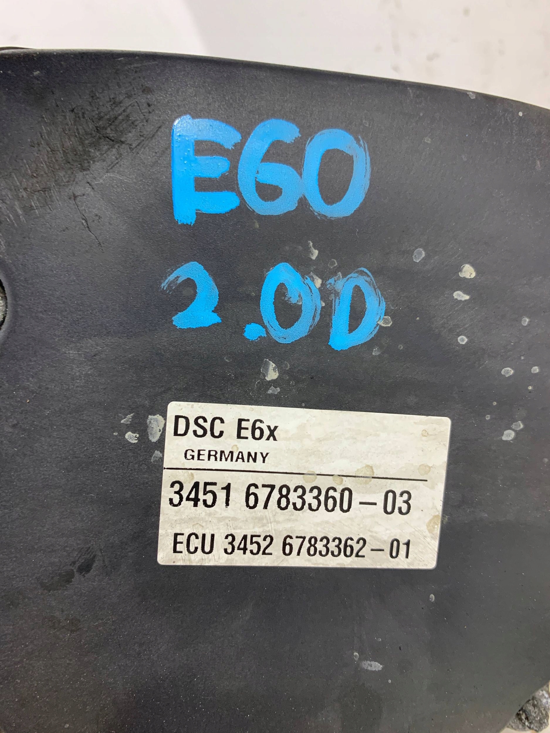 pump control unit ABS 6783360 BMW E60 LIFT (2003-2010) 2.0 D