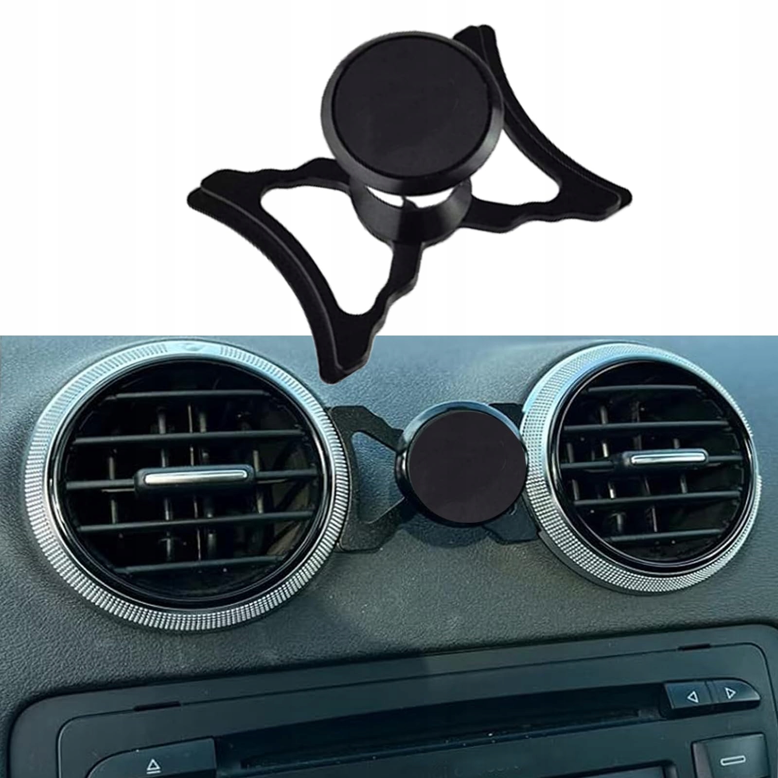 MICMXMO Magnetyczny Uchwyt Samochodowy Audi A3 8P S3 2004-2013 Na Telefon — miniatura 7