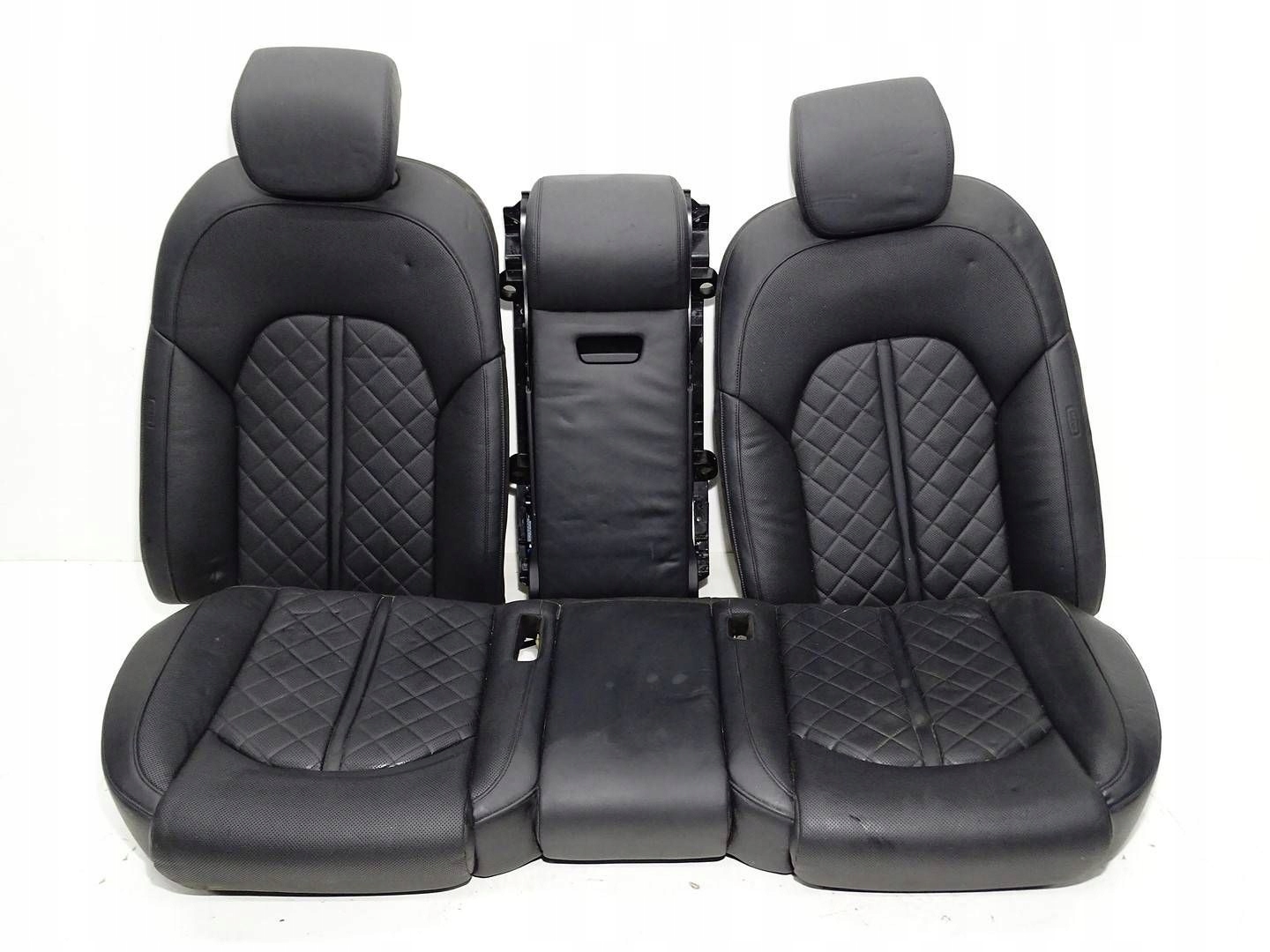 seat rear part rear OPARCIE armrest AUDI A8 S8 D4 ROMBY leather black
