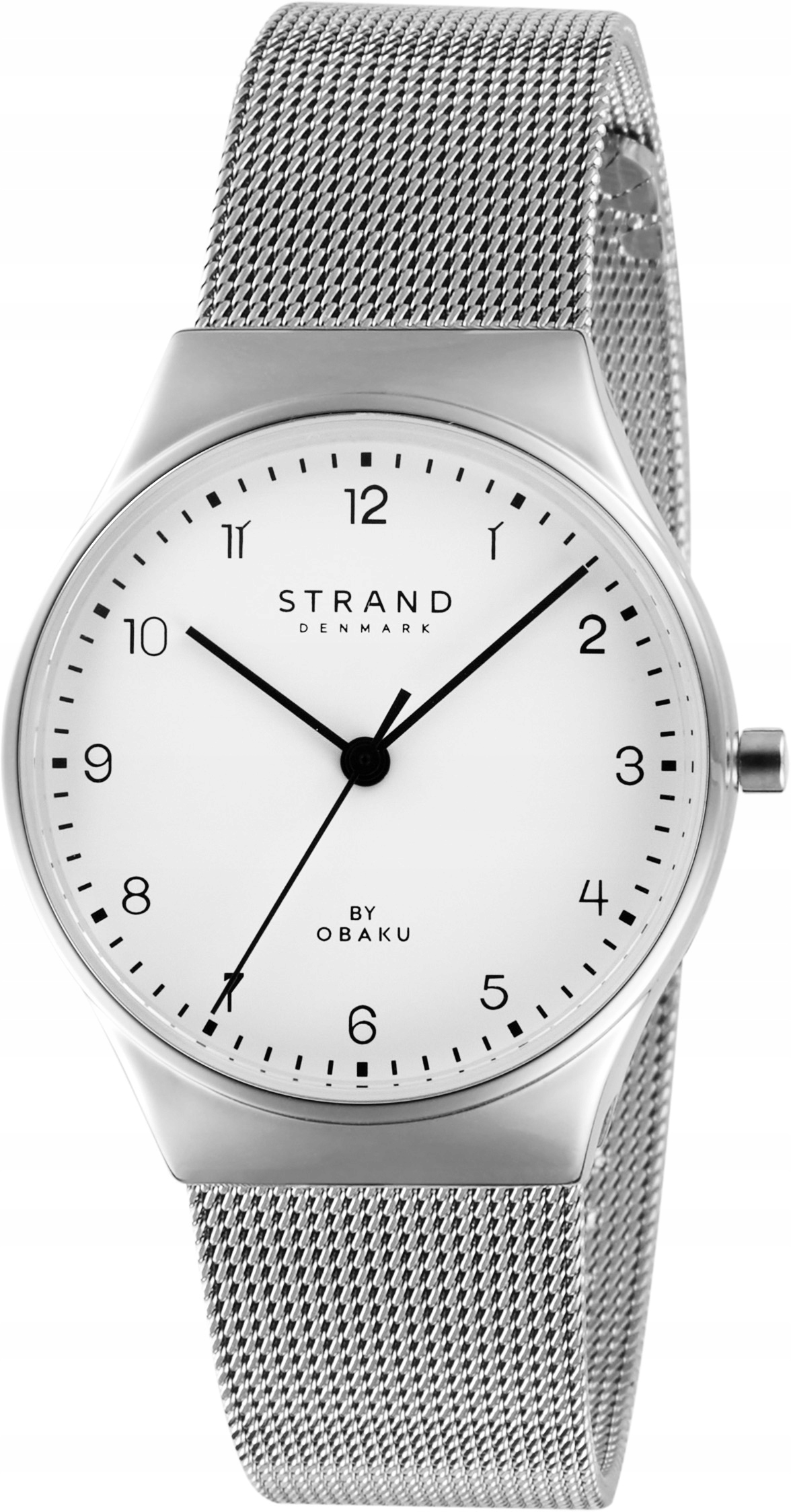 Nové Originální dámské hodinky Strand by Obaku S717LXCWMC-DG stříbrné, krabička
