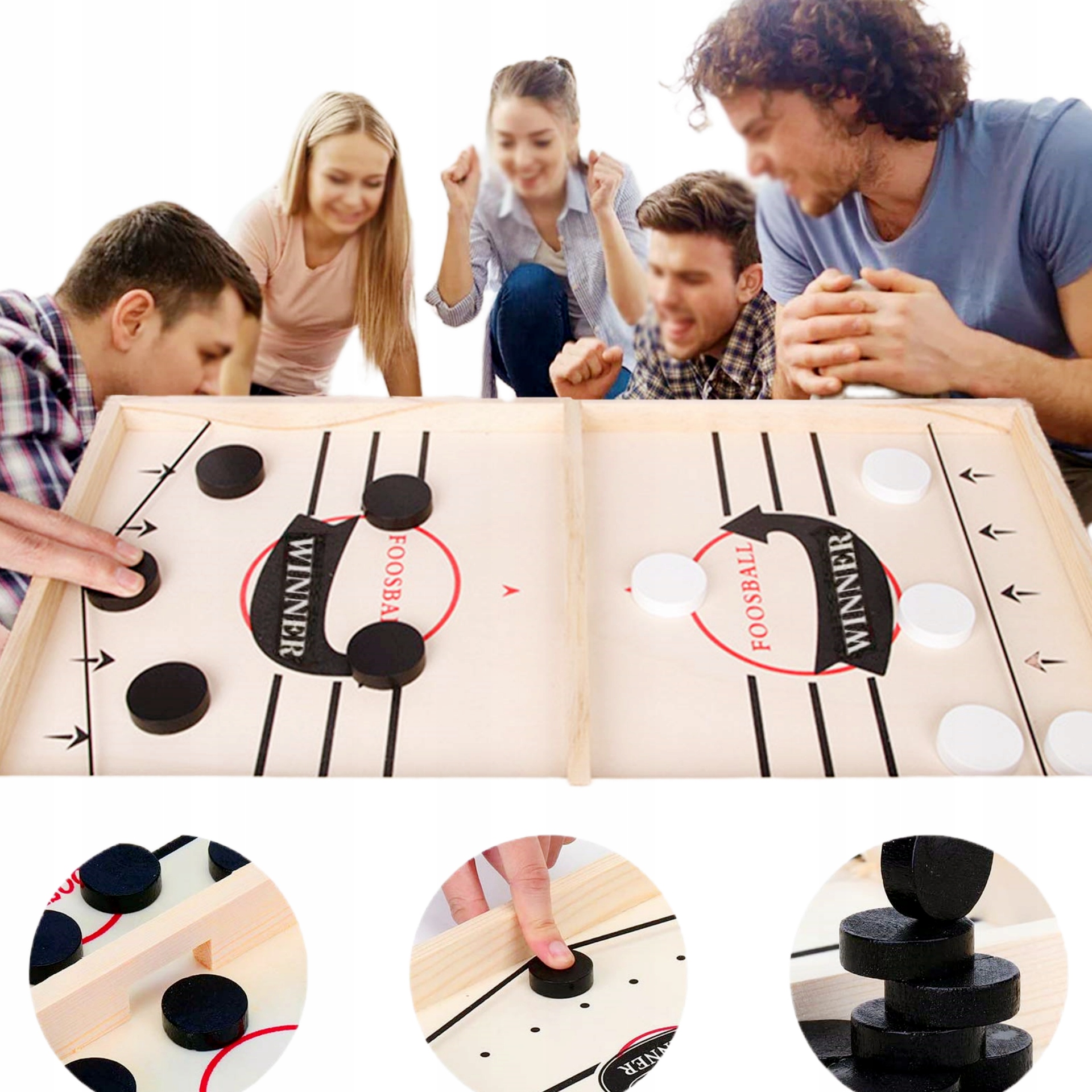 SLINGPUCK CYMBERGAJA POWIETRZNY CYMBERGAJ AIR HOCKEY GRY HOKEJ Marka inna