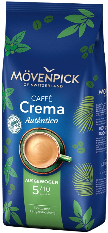 Levně Movenpick Caffe Crema Autentico káva 1 kg