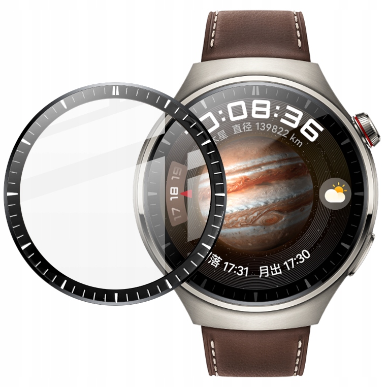 Szkło hybrydowe Bizon do Huawei Watch 4 Pro / 4 Pro Space Edition, szkiełko Producent Bizon