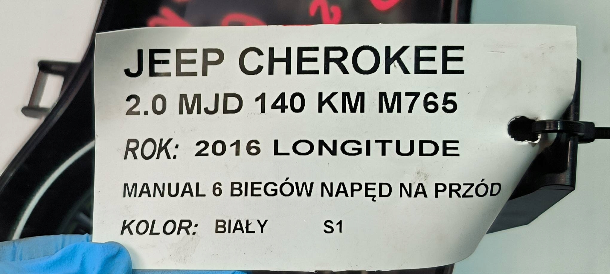 dials clock 68274078AC JEEP CHEROKEE