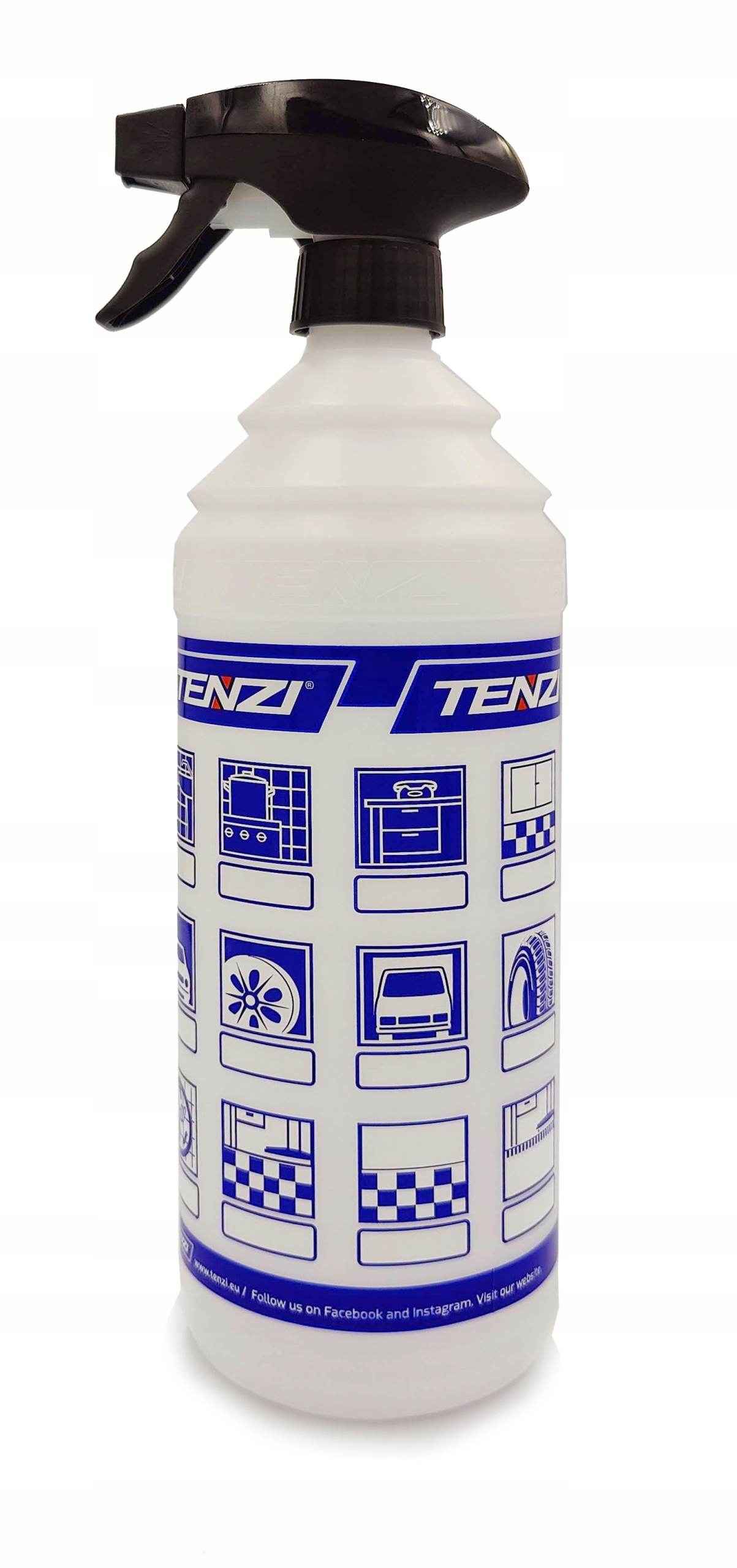 TENZI PUSTA BUTELKA Z ATOMIZEREM DO ROZTWORÓW 1L Stan opakowania oryginalne