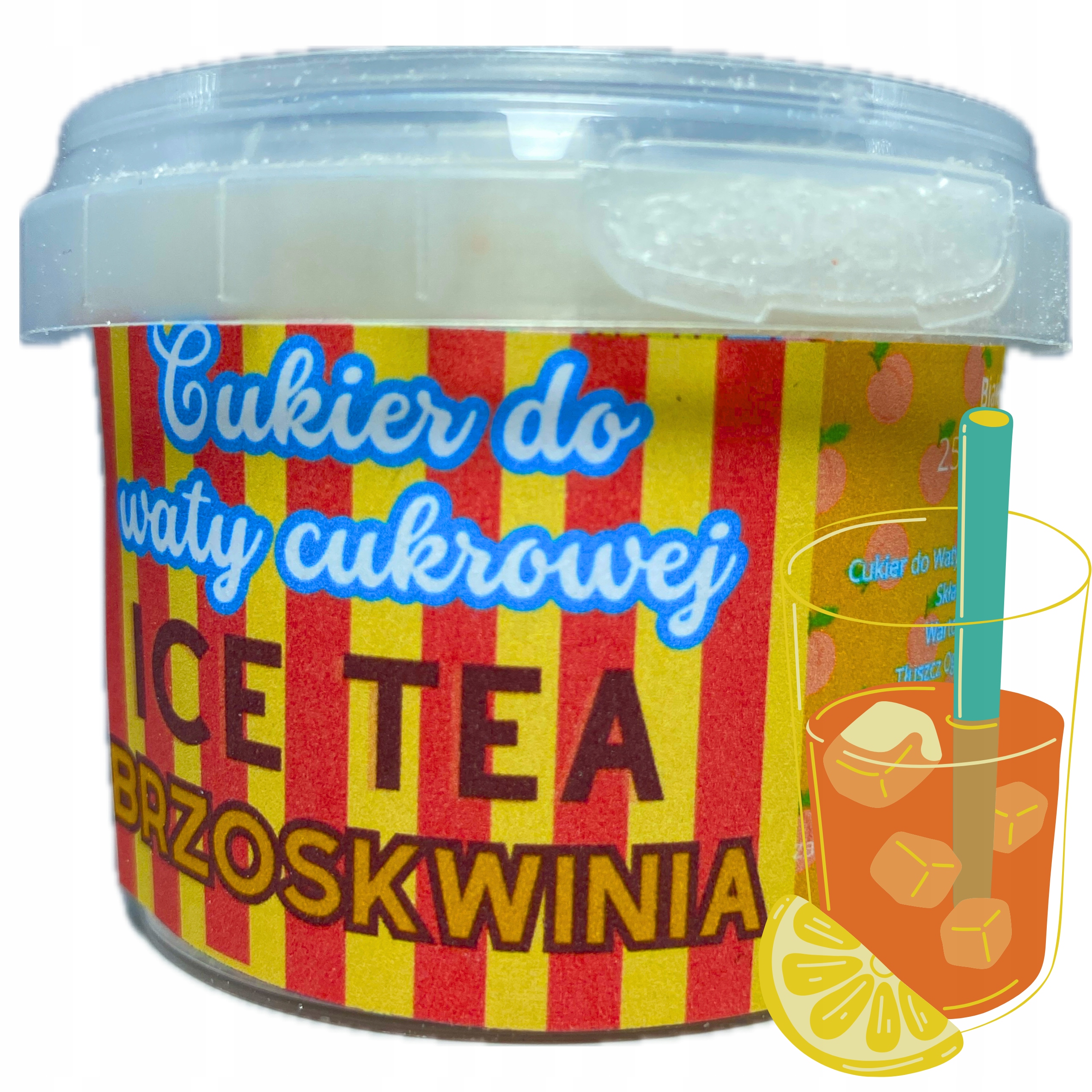 KOLOROWYCH Cukrów do Waty Cukrowej 12x100g PATYCZKI MIARKI POSYPKA Moc 1 W