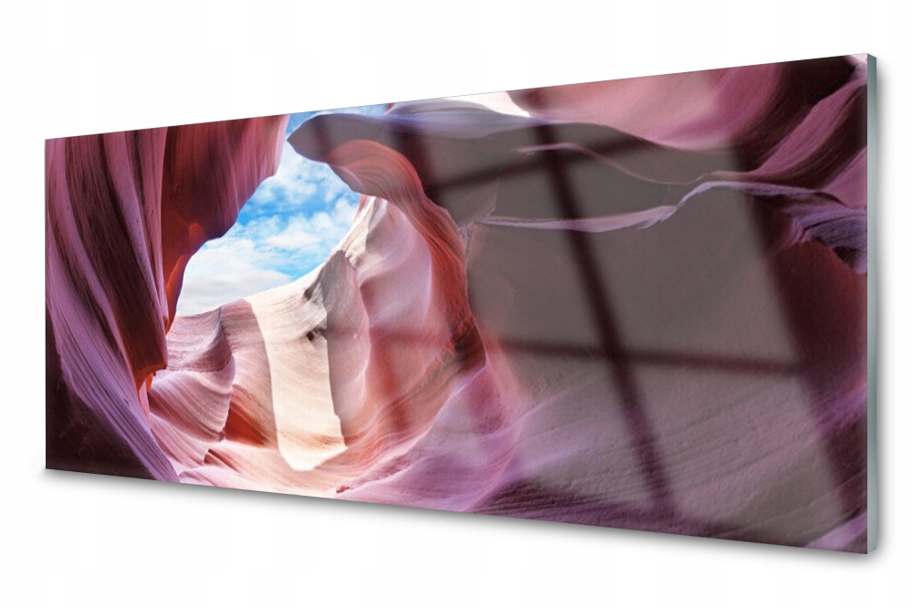 

Panel szklany do kuchni Skała Rzeka Koryto 125x50