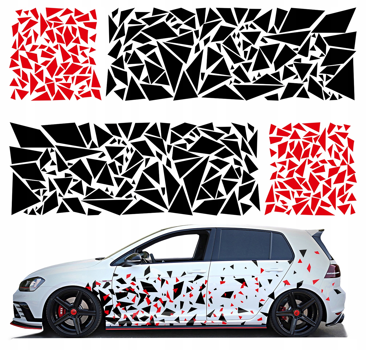 

Naklejki na Auto Motyw Kształty Rozsypka 44x328cm