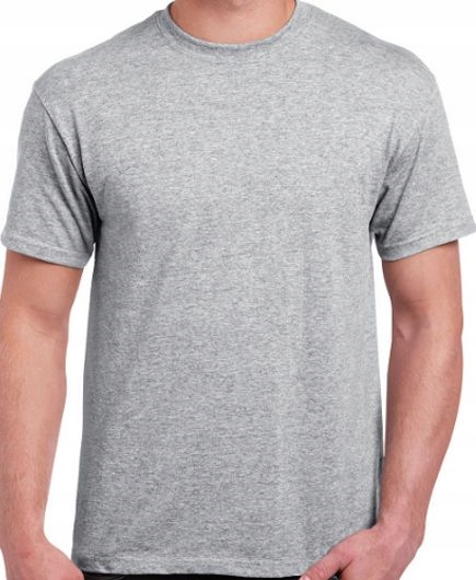 

T-shirt Męski Podkoszulek Szary Bawełna 100% r.XXL
