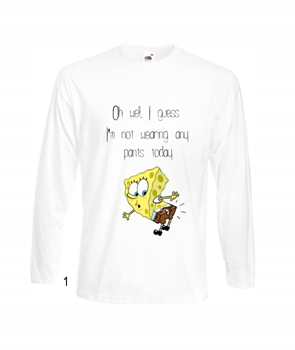 

Bluzka Męska Sponge Bob Kanciastoporty