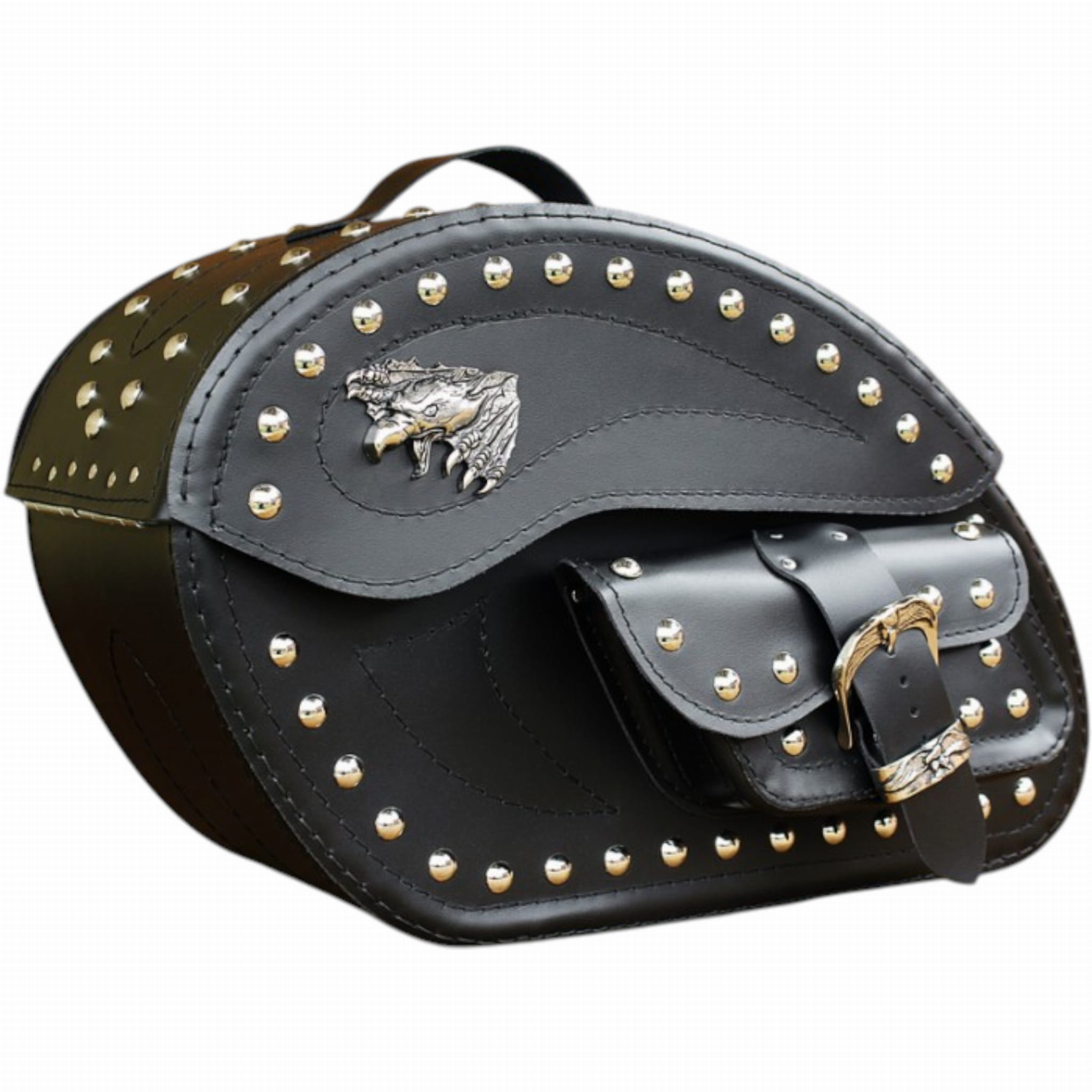 Kožené sáčky ProSpeed Motocyklové Orol Zámok 52L Komplet