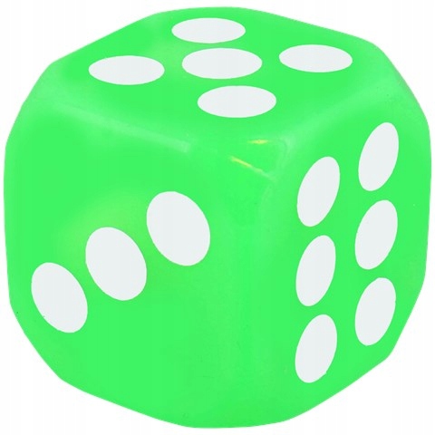 Kostka do gry świecąca ze ŚWIATŁEM do rzucania