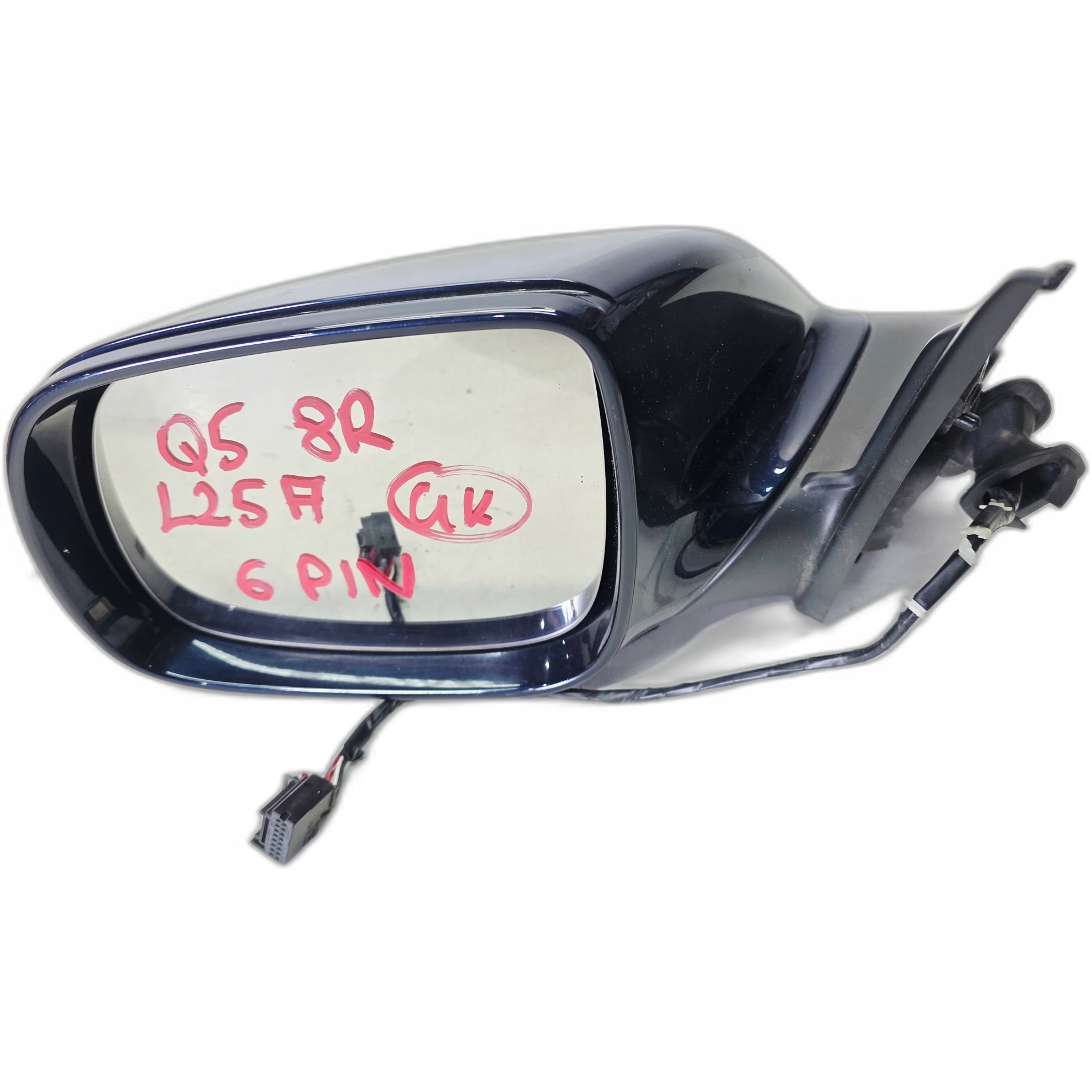 mirror exterior left AUDI Q5 8R LZ5A 6 PIN UK