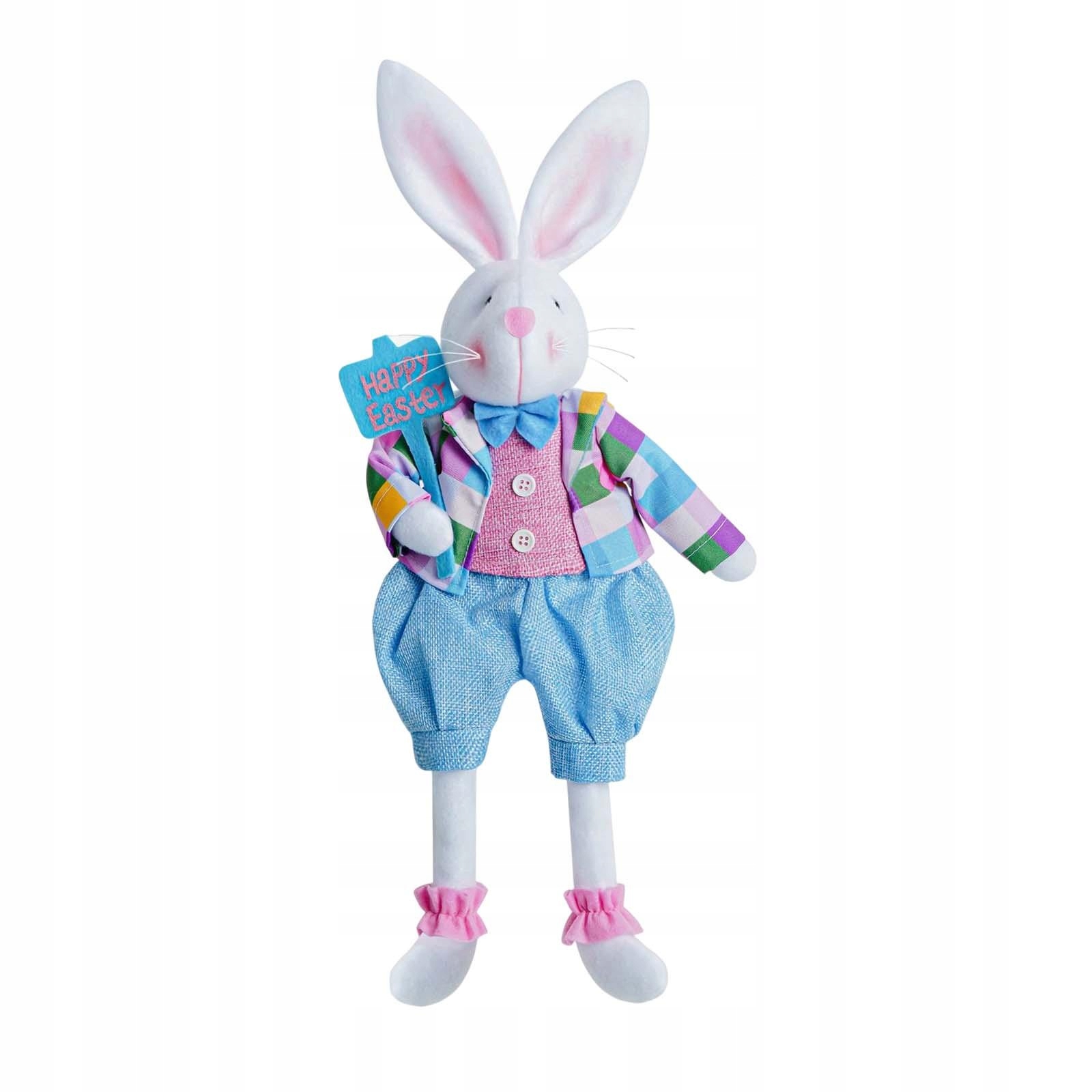 Lovely Rabbit Plush Decor Party Favors Wielkanoc b