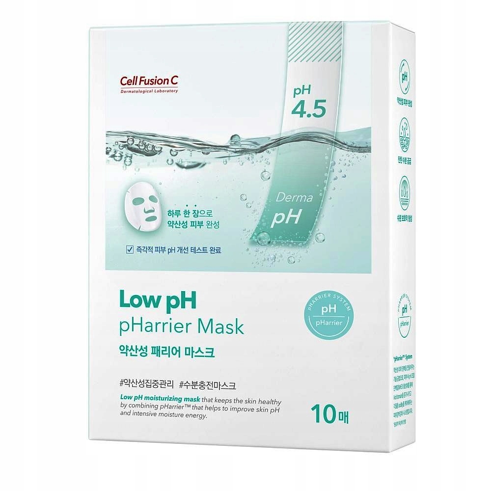 Cell Fusion C Low pH Pharrier Mask Maska w płatach do twarzy 10 x 25ml