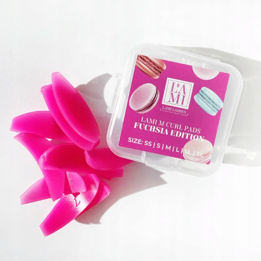 Lami Lashes M Curl liftingové válečky na řasy 6 párů Fuchsia Edition