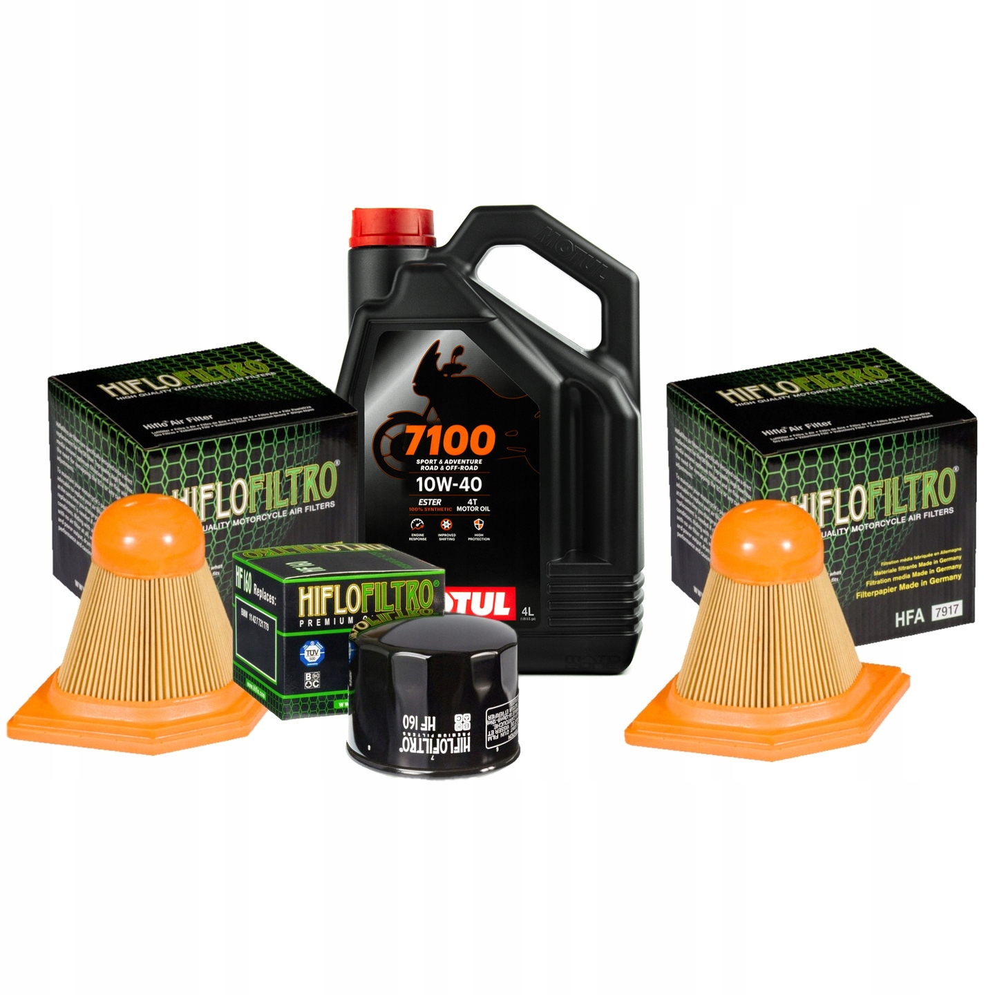 Olej MOTUL 7100 10W40 4L filtr oleju powietrza BMW K 1300 S HP Sport