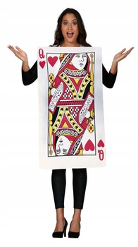 Kostým Karta Královna Srdce Dáma směr Univerzální