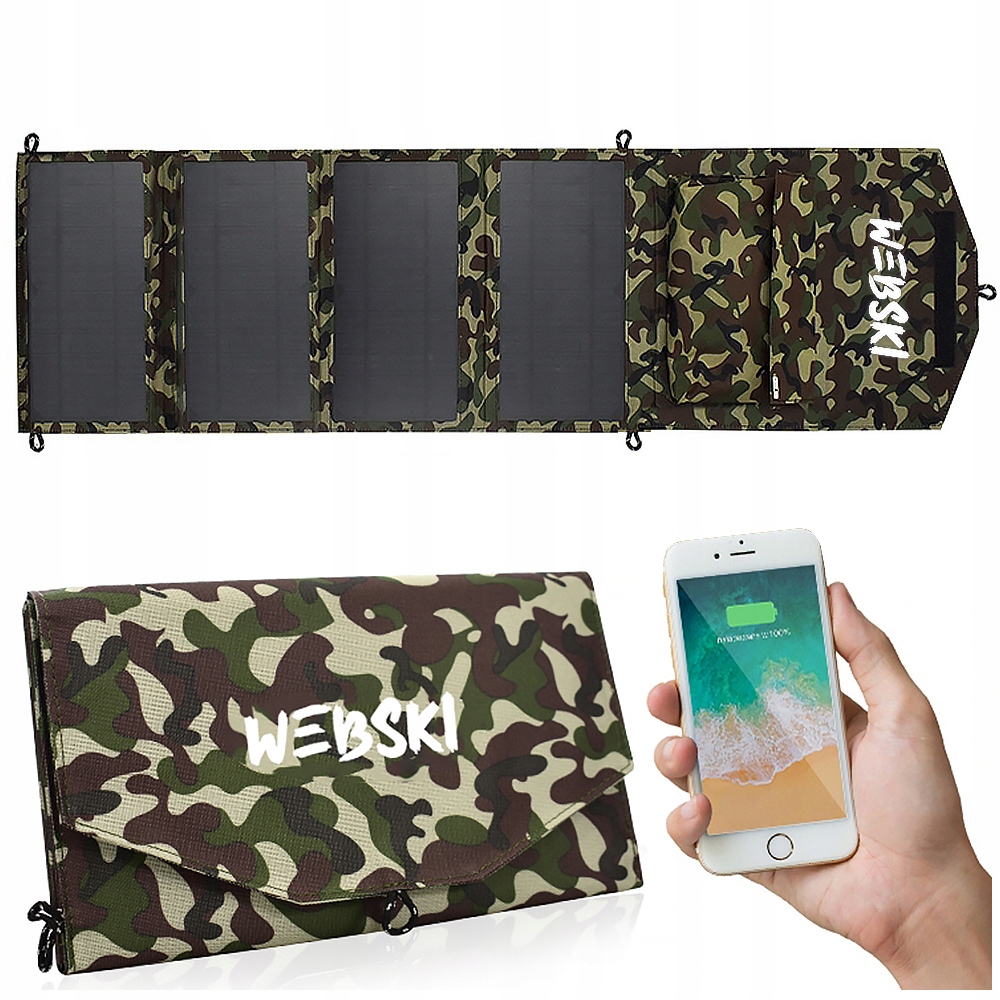 Ładowarka Mata Solarna Fotowoltaika Do Telefonów