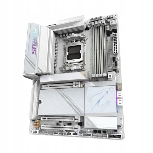 GIGABYTE X870E AORUS PRO Ice Płyta Główna Ryzen 9000 DDR5 WiFi 7 USB 4 — miniatura 4